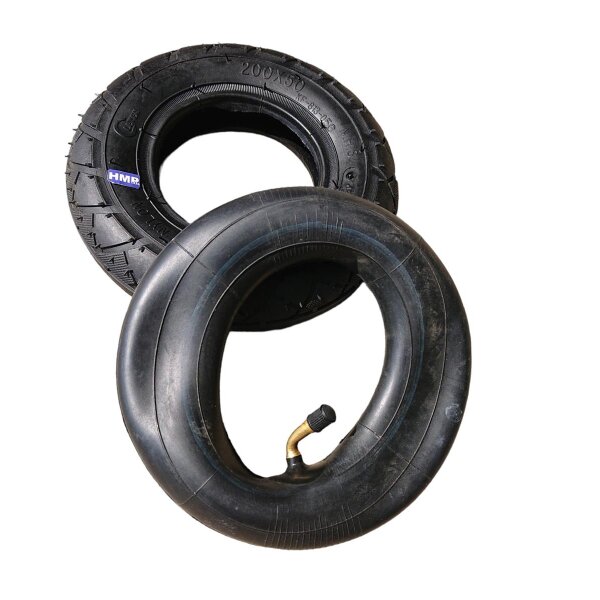 Reifen mit Schlauch 200x50 für E Scooter / Sackkarre / Rollstuhl - HMParts