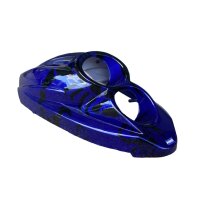 Plastik Set HMP Spider Style blau schwarz Quad ATV Kinderquad 50 - 125cm