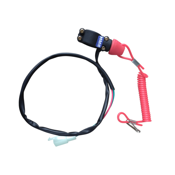 Not Aus Totmannschalter mit Reissleine für Lenker 22mm Pocketbike Kinderquad etc