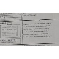 Tachometer Kombiinstrument DZM Ganganzeige Universal 7 Farben