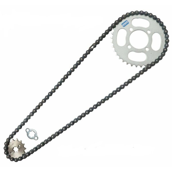 Kettenkit Kettensatz 428 55 Glieder 14/37 Zähne China Dirtbike Pitbike Cross