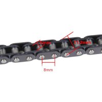 Kette mit Kettenschloss T8F 58 Glieder gold Pocket Cross...