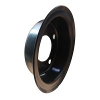 Felgen Hälfte 10,2 cm 4 Zoll schwarz  E Scooter...