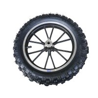 Komplettrad hinten 10 Zoll mit Reifen 2.50-10 Mini Cross Dirtbike 2-Takt