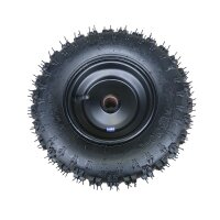 Komplettrad Felge 6 Zoll vorne schwarz mit Reifen 4.10-6 ATV Kinderquad