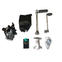 Motor Set 125 ccm 10234 Kupplung Kickstart & E-Start schwarz Dirtbike Pitbike
