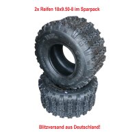 Reifen 2x 18x9.50-8 33F JUNKAI, NHS, 4PR