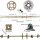 Hinterachse Set 1120mm mit Bremse Kettenrad etc. ATV / Quad 4 Takt Eigenbau etc.