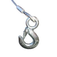 Seilwinde verzinkt 800 LBS 363 Kg mit Kurbel 200mm Jagd Boot Autotrailer