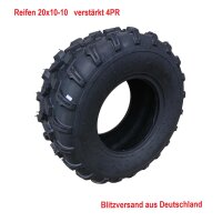 Reifen 20x10-10 37F 4PR ST ATV Quad Rasentraktor Aufsitzmäher Schneeräumer