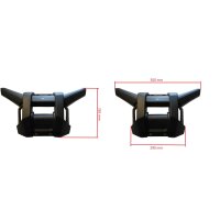 Bull Ständer Front Bumber Stoßstange rot/schwarz Typ 2 für mini Quad HMParts