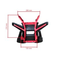 Bull Ständer Front Bumber Stoßstange rot/schwarz Typ 2 für mini Quad HMParts