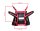 Bull Stander Front Bumber Stoßstange rot / schwarz Typ 2 für mini Quad  HMParts