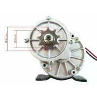 RC Elektro Motor mit Halter 12 V 250 W 20A  2750RPM  MY1016Z  E-Scooter