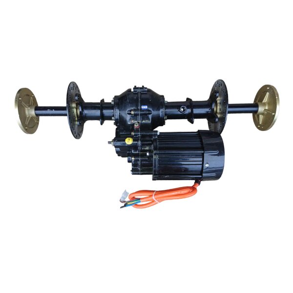 Hinterachse 740mm mit E - Motor 60V 1200W Differenzial Set ATV Quad Eigenbau
