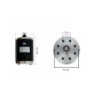Elektro Motor RC 48V 750W 20,6A  2800 RPM MY1020