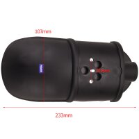 Kotflügel Schutzblech Fender 242mm schwarz E Scooter Elektroroller