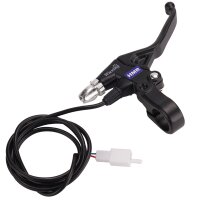 Bremshebel rechts schwarz mit Bremslichtschalter Pocket Bike E-Scooter Elektroroller