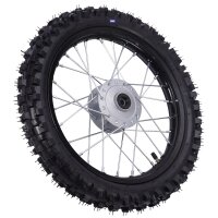 Vorderrad Komplettrad 14 Zoll 1.40x14 60/100-14 Alu schwarz Dirtbike Pitbike