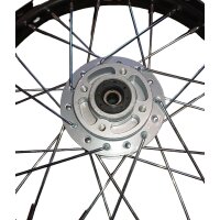 Vorderrad Komplettrad 14 Zoll 1.40x14 60/100-14 Alu schwarz Dirtbike Pitbike