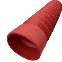 Motorrad Faltenbalg Satz 200x30 Staubkappen Gummi Manschetten rot universal