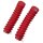 Motorrad Faltenbalg Satz 200x30 Staubkappen Gummi Manschetten rot universal