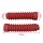 Motorrad Faltenbalg Satz 200x30 Staubkappen Gummi Manschetten rot universal
