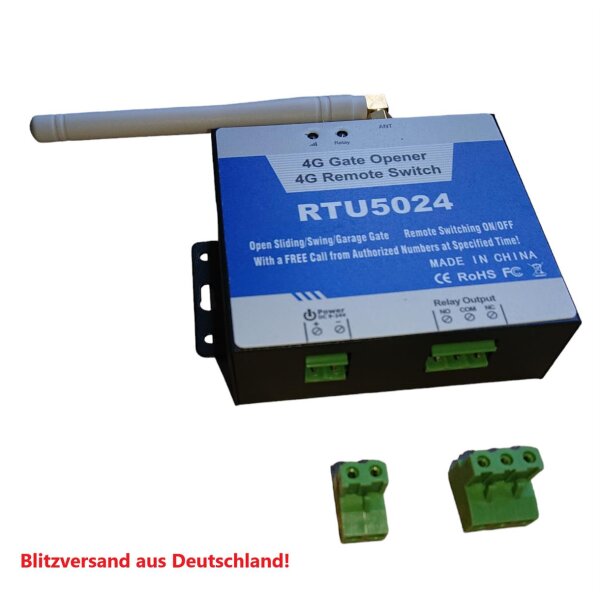 GSM Toröffner WiFi Fernbedienung RTU5024 4G SMS Smart Alarm GD2