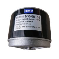 Elektro Motor DC MY1016 24V 300W Riemenritzel 5M E-Scooter Elektroroller