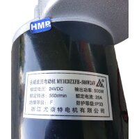 Elektromotor 24V 500W MY1020ZXFH mit Untersetzung & Halter 560 U/min.