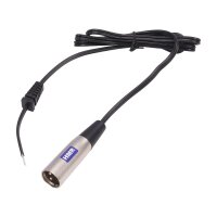 Anschlußkabel mit Stecker XLR 18mm für Ladegerät 12V bis 48V