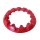 Felgenring Radzierblende Felgenkranz Rot 4X für 8 Zoll  Quadfelgen ATV HMParts