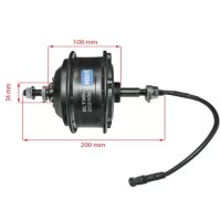 Radnabenmotor Elektromotor 7-Gang Schaltkassette E Bike Fahrrad 26"-29" 36V 350W