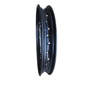 Felgenring Stahl Felge 17 Zoll 36 Speichen 1.85x17" schwarz Dirt Pit Bike