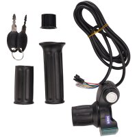 Gasgriff Dreh-Gasgriff 12V - 99V 5-Pin mit Zündschloss & Display E-Scooter E-Bike