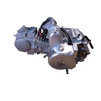 Motor SET Ducar 125 ccm silber 154FMI 4-Gang Kickstarter & Anlasser oben