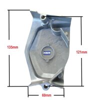 Ritzelabdeckung Motordeckel kurz silber Kinderquad Dirt Pit Bike 50 - 125ccm