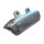 Endtopf Endschalldämpfer silber 200 - 250 ccm Typ 8  für GY6 Quad ATV