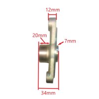 Achsadapter Radnabe 110 mm Hinterachse Kinder Quad Typ88