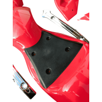 Verkleidung Set komplett rot / schwarz Pocket Bike