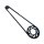 Kettenkit Kettensatz 428, 14/41 Zähne, 55 Glieder, für 20 mm Welle