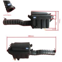 Luftfilterkasten Luftfilter 34mm mit Einsatz für 125-250ccm 2T/4T  GY6 Quad ATV