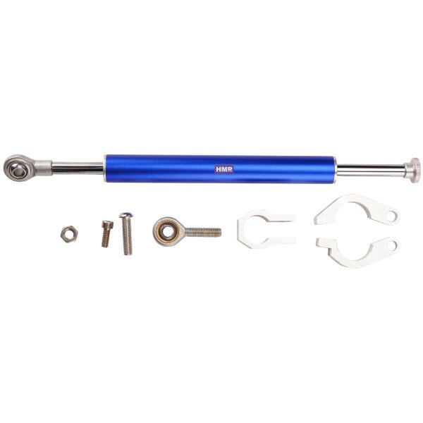 Lenkungsdämpfer 328mm universal CNC blau