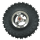 Komplettrad 2x Reifen Felge Schlauch 4.10-4 Mini ATV Quad 50 ccm 2-Takt