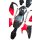 Verkleidung Set komplett schwarz / rot Pocket Bike