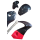 Verkleidung Set komplett schwarz / rot Pocket Bike