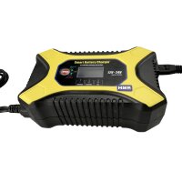 KATBO vollautomatisches Batterieladegerät Blei I Gel 24V I 12V 2A I 6A Auto Motorrad Quad