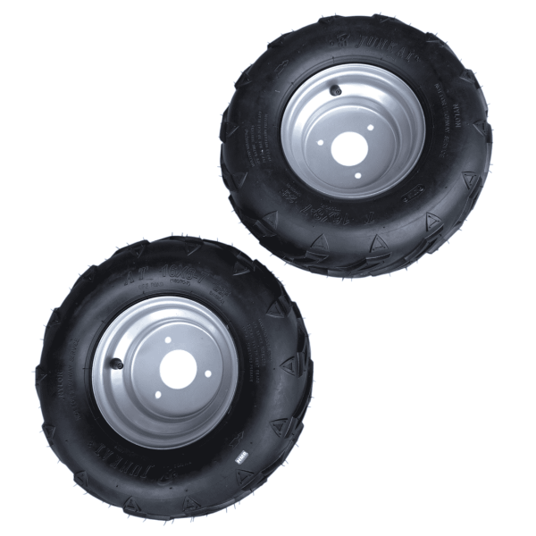 Kompletträder Felge Reifen 7 Zoll 16x8-7 Rechts & Links schwarz Quad Kinderquad