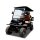 2+2 Sitzer Golfcart mit Straßenzulassung schwarz, 5.0KW, 48V