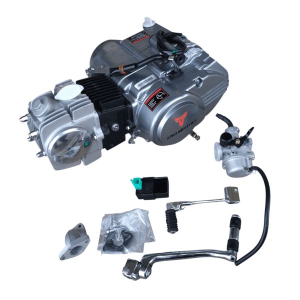 Motor Set TAO 125 ccm 1N234 manuelle Kupplung nur Kickstart silber
